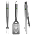 Oregon Ducks 3 pc Stainless Steel BBQ Set